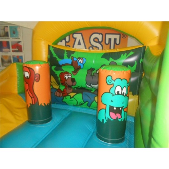 Inflatable Jungle Bouncy Slide